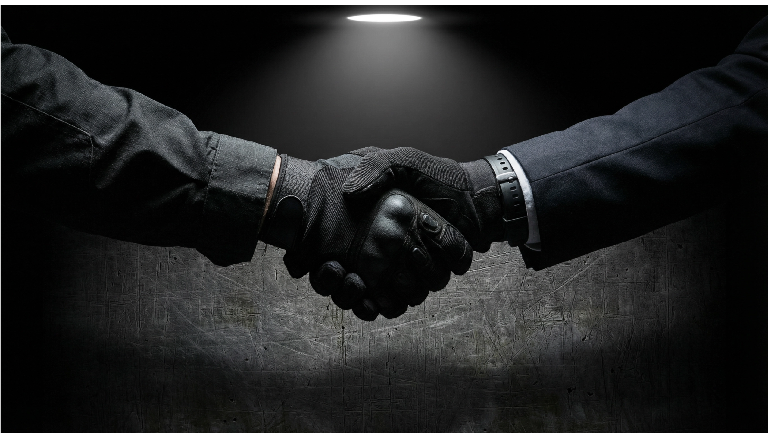 Handshake icon representing trust