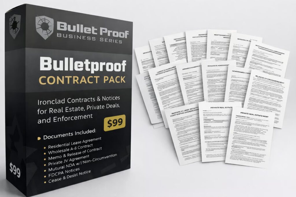 BULLETPROOF CONTRACT PACK